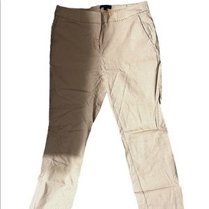 Dalia blush ankle pants with black dots